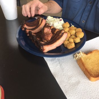 Bodacious Bar-B-Q - Pulled pork plate & 1/2 rack plate - Barbeque Near Me - Bossier City, Louisiana Bodacious Bar-B-Q - Pulled pork plate & 1/2 rack plate - Barbeque Near Me - Bossier City, Louisiana