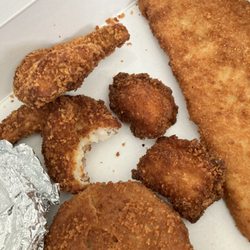 Colonial Kitchen - Whole platter when delivered after a bite took batter off of shrimp