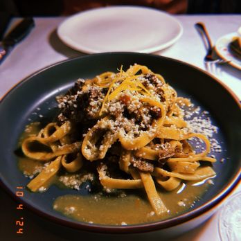 Osteria Carlina - TAGLIATELLE AL RAG BOLOGNESE - Italian Near Me - New York, New York