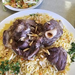 Lamb shank platter