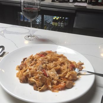 Tre Monti - Fresh homemade taglierini with porcini - Wine Bars Near Me - Los Altos, California Tre Monti - Fresh homemade taglierini with porcini - Wine Bars Near Me - Los Altos, California