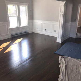 Five Star Finish - These are the columns he added. He did all the molding too (picture frame on bottom part of wall, upper crown, and columns). - General Contractors Near Me - Wayne, New Jersey