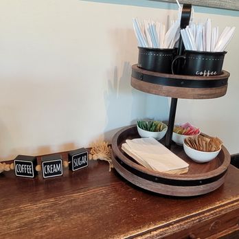 Moxie33 Coffee - Nicely displayed utensils, napkins, etc. - Coffee & Tea Near Me - McGaheysville, Virginia Moxie33 Coffee - Nicely displayed utensils, napkins, etc. - Coffee & Tea Near Me - McGaheysville, Virginia
