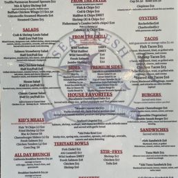 Menu (as of our 6/14/25 visit) Menu (as of our 6/14/25 visit)