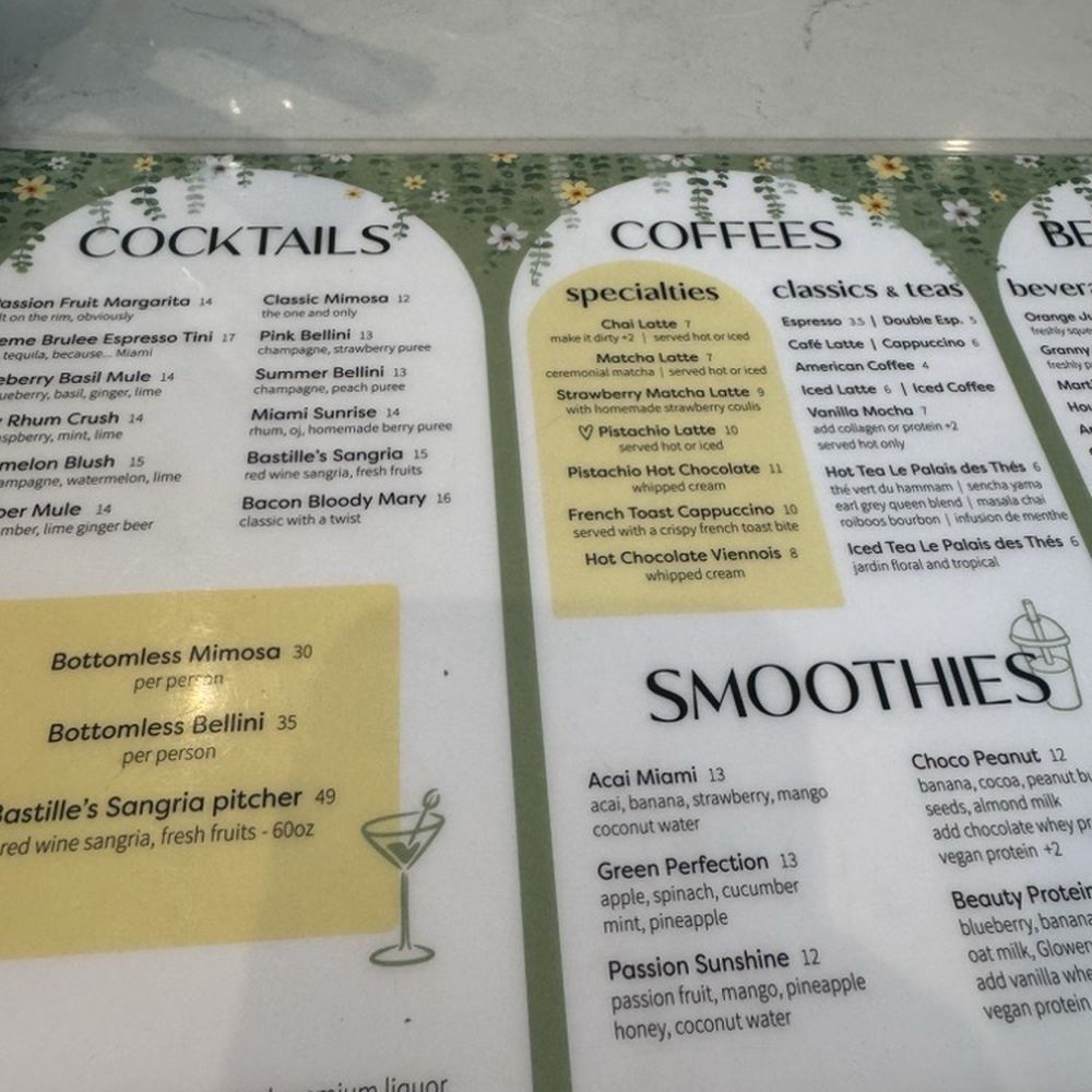 Café Bastille Miami Beach - Menu - Cafes Near Me - Miami Beach, Florida Café Bastille Miami Beach - Menu - Cafes Near Me - Miami Beach, Florida