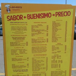 Lai Hoo's - Menu