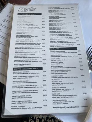 Menu photo 3 Celestino Restaurant Pasadena, CA