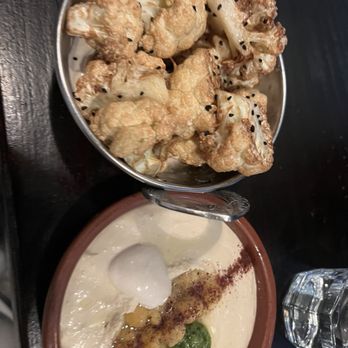 Zizi Wine Bar - Cauliflower and hummus - Mediterranean Near Me - New York, New York Zizi Wine Bar - Cauliflower and hummus - Mediterranean Near Me - New York, New York