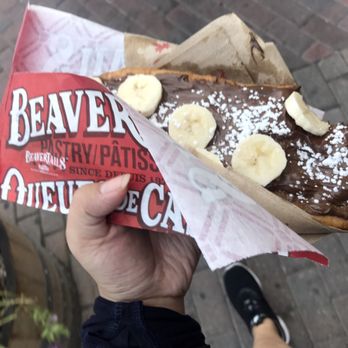 Beaver Tails - So delicious! Bananas and Nutella! I also heard the cinnamon one is really popular as well as the plain Nutella. - Desserts Near Me - Toronto, Ontario Beaver Tails - So delicious! Bananas and Nutella! I also heard the cinnamon one is really popular as well as the plain Nutella. - Desserts Near Me - Toronto, Ontario