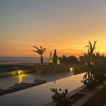 Nobu Restaurant - What's not to like about dinner sunsets? - Japanese Near Me - Cabo San Lucas, BCS