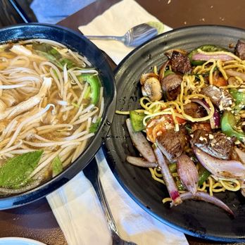 OMELI Kitchen - Pho Chicken & Shaken Beef Garlic Noodles - Vietnamese Near Me - Fullerton, California