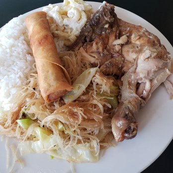 Ono Pinay Kitchen - Shoyu chicken, rice, mac salad and pancit noodles. No ka oi! - Filipino Near Me - Bellevue, Nebraska Ono Pinay Kitchen - Shoyu chicken, rice, mac salad and pancit noodles. No ka oi! - Filipino Near Me - Bellevue, Nebraska