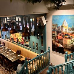 Pickle Eating House and Bar - View from the second floor seating area down.