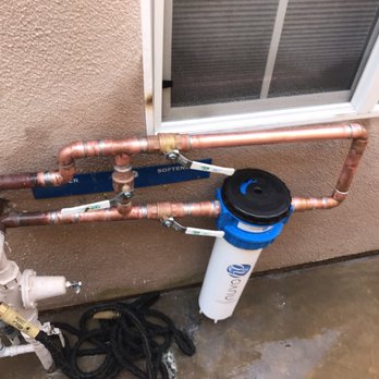 OC Plumbing - Nuvo H2O whole house water filtration installed by OC Plumbing with proper Bypass shut offs installed as well.. - Plumbing Near Me - Brea, California OC Plumbing - Nuvo H2O whole house water filtration installed by OC Plumbing with proper Bypass shut offs installed as well.. - Plumbing Near Me - Brea, California