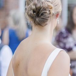 BJ Grand Salon & Spa - Bridal up-do done by Amy Ruble