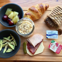 Kaffebar 78 - Great breakfast spread. Just enough of everything and incredibly filling for a day of running around town.