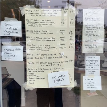 Courage Bagels - May 2021 menu - Bagels Near Me - Los Angeles, California