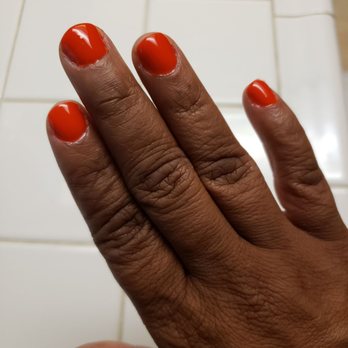 All Seasons Nails & Spa - Cuticles have polish in them - Nail Salons Near Me - Redlands, California