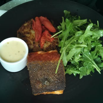 Luce - Her salmon dish - Wine Bars Near Me - San Francisco, California Luce - Her salmon dish - Wine Bars Near Me - San Francisco, California