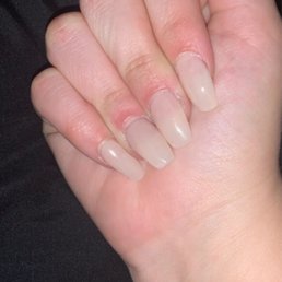 Then could of painted the nails a little more so it wasn't so spotty because it such a light color.