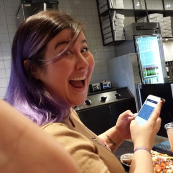 CMYE: Manager Dinner at &pizza - Gretchen taking a quick break from her egg-sauce pizza :) - Local Flavor Near Me - Springfield, Virginia CMYE: Manager Dinner at &pizza - Gretchen taking a quick break from her egg-sauce pizza :) - Local Flavor Near Me - Springfield, Virginia