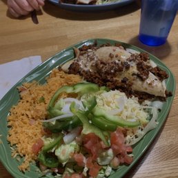 a plate of mexican food a plate of mexican food