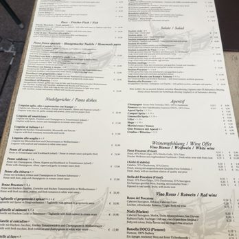 Il Pescatore - Menu April 27, 2026 - Italian Near Me - Füssen, BY
