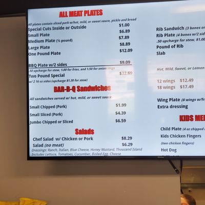 Menu photo 1 Chicken Comers Bbq Phenix City, AL