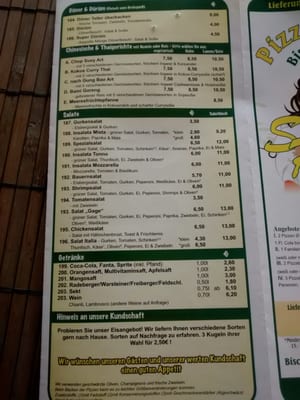Menu photo 1 Pizza Service Grossröhrsdorf, SN
