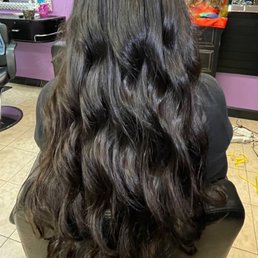 22in hair extensions installed