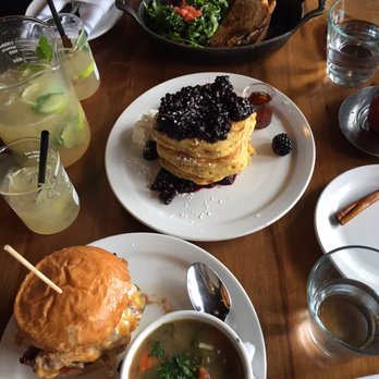 School Restaurant - Black and blue pancakes. Bacon cheddar burger. Grown up grilled cheese. Snowball mojito. - Bakeries Near Me - Toronto, Ontario School Restaurant - Black and blue pancakes. Bacon cheddar burger. Grown up grilled cheese. Snowball mojito. - Bakeries Near Me - Toronto, Ontario