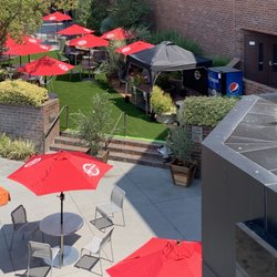 Massis Kabob - The Original Kabobery - Massis Kabob Outdoor Patio on Galleria Way - open everyday! Look for the red umbrellas.
