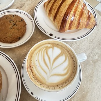 Brown Bee Coffee - Spanish Latte, Plain Croissant, Chocolate Chip Cookie - Coffee & Tea Near Me - Providence, Rhode Island