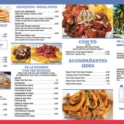 Friz Tanga Cibao - Call for our daily specials!