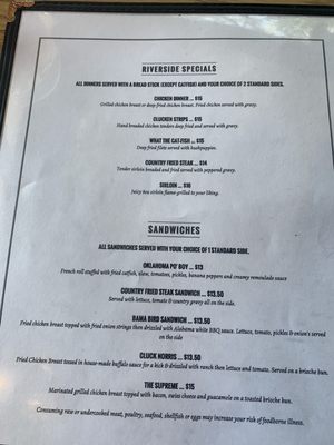 Menu photo 6 Riverside Cafe Medicine Park, OK Menu photo 6 Riverside Cafe Medicine Park, OK