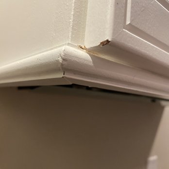 Perry's Decorative Concrete and Painting - put the hinges on wrong and scraped everything up. We have since fixed this EASILY ourselves - Flooring Near Me Perry's Decorative Concrete and Painting - put the hinges on wrong and scraped everything up. We have since fixed this EASILY ourselves - Flooring Near Me