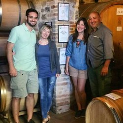 My Wine Land - Happy to welcome my Brazilian just married guests: Felipe and his wife at Brunello tour.