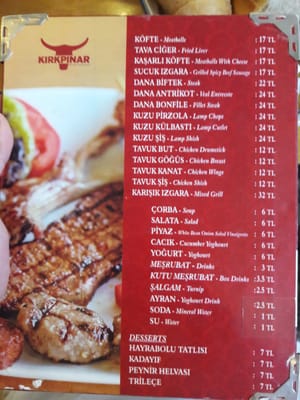 Menu photo 2 Kırkpınar Ciğercisi Edirne, 22