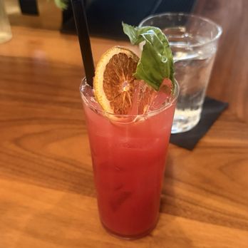 George & Gather - Crimson Garden (Pomegranate Juice, Blood Orange, Ginger, Lemon Juice, Basil, Agave) - American Near Me - Chandler, Arizona
