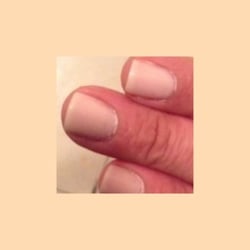 Happy Nails & Spa - Cuticles not cleaned up and polish right over them :(