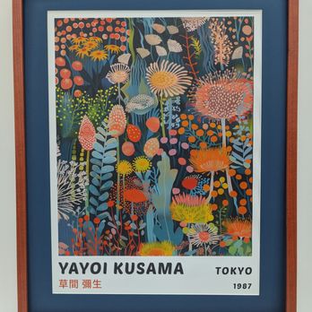 Frame by Frame - Yayoi Kusama prints framed and ready for their forever home! Purchase artwork right from our walls. - Art Galleries Near Me - Denver, Colorado
