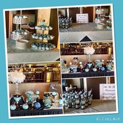 Jersey Shore Cakes - Custom candy table for an engagement party.