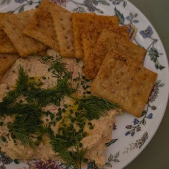Strange Delight - Extremely salty crackers and salty trout. - Seafood Near Me - Brooklyn, New York