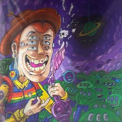 Hi Up Glass Pipes & Cigarettes - 3D Poster