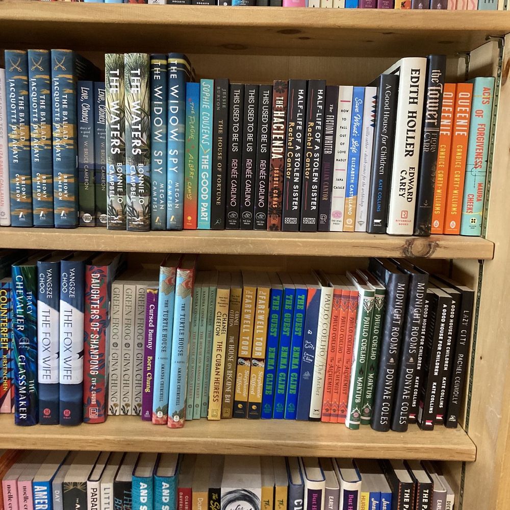 Dolly's Book Store - Older photo from the fiction section taken in 2024 - Bookstores Near Me - Park City, Utah