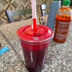 LIV Juice Bar and Smoothies - Jose, thank you for always putting the straw in for me, so I don't spill it. Hehe.