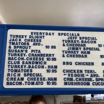 Sandwich Board - Everyday Specials Menu - Delis Near Me - Alameda, California Sandwich Board - Everyday Specials Menu - Delis Near Me - Alameda, California