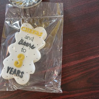 Gad Dam Brewing - a cookie and a glass of orange juice - Breweries Near Me - Summersville, West Virginia