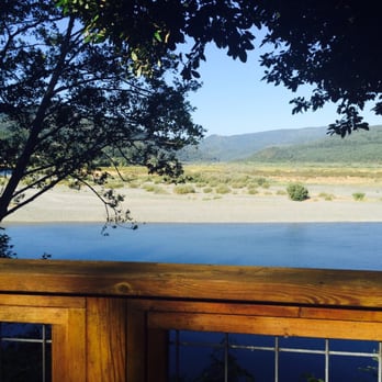Rogue River Lodge At Snag Patch - View from Cabin 6 balcony - Hotels Near Me - Gold Beach, Oregon