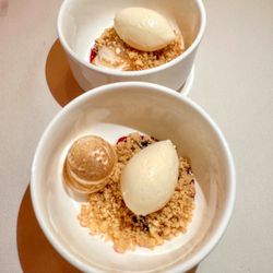 Plumed Horse - CHEF’S TASTING MENU: BUTTERMILK ICE CREAM